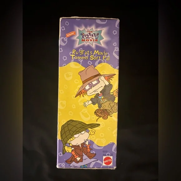 Mattel Rugrats Movie Tommy Soft Pal- 1998 Original Packaging - Picture 4 of 5